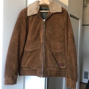 Scotch and Soda leather bomber